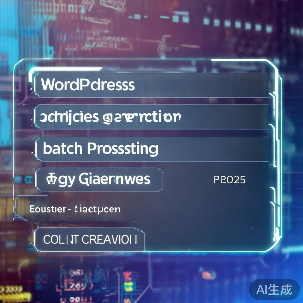 如何用通义千问批量生成WordPress文章（2025实测流程）